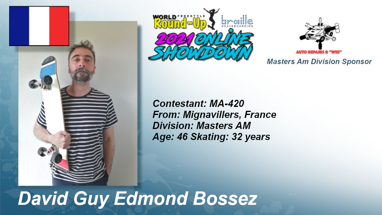 David Guy Edmond Bossez | The World Freestyle Round-Up